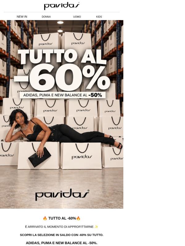 TUTTO AL -60% — End of Season Sale