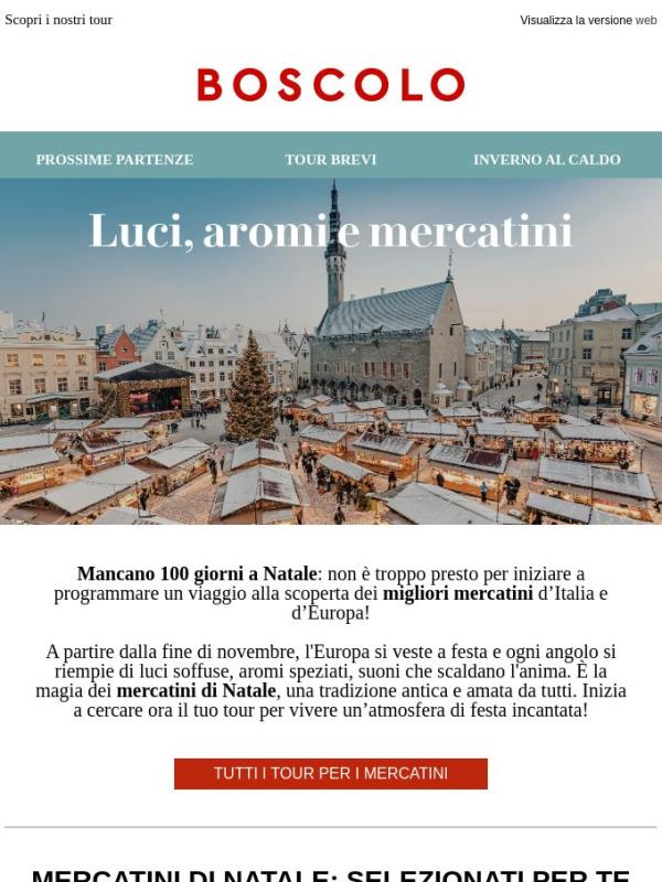 I migliori Mercatini di Natale 2026