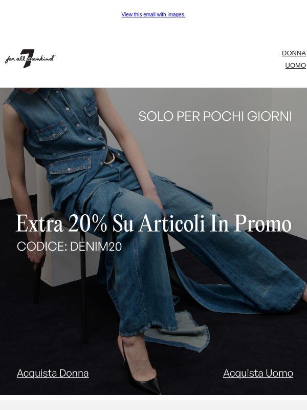 PRIVATE SALE | EXTRA 20% SU ARTICOLI IN PROMO