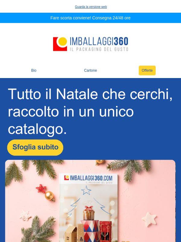 🎄 Il Natale 2026 prende forma: scopri il nuovo catalogo Imballaggi360