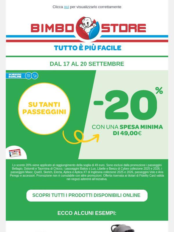 💚Sconto 20% su tanti Passeggini🌸