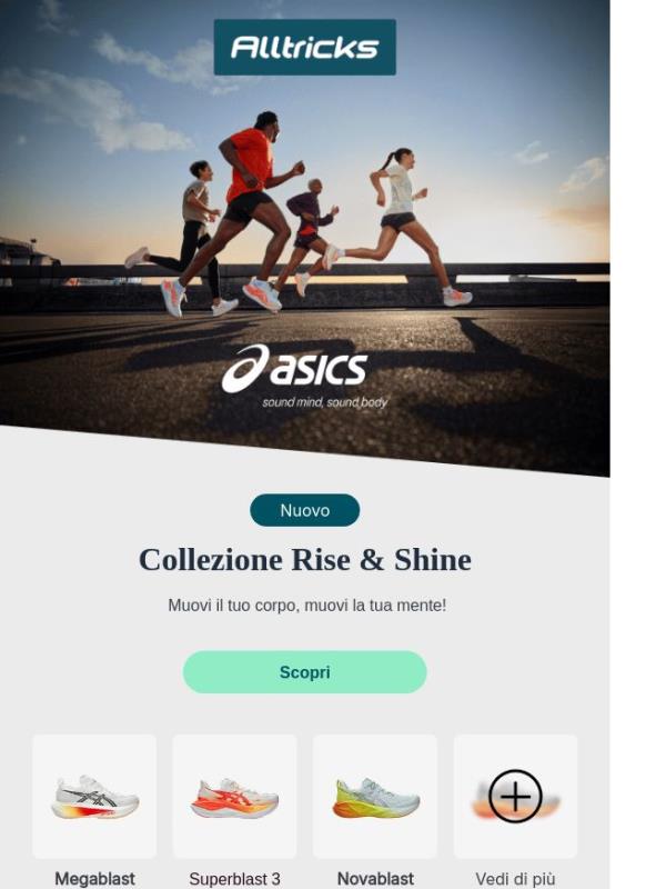 Scopri le nuove scarpe Asics