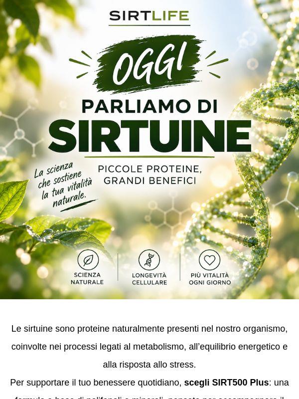 Quali sono i benefici delle sirtuine?