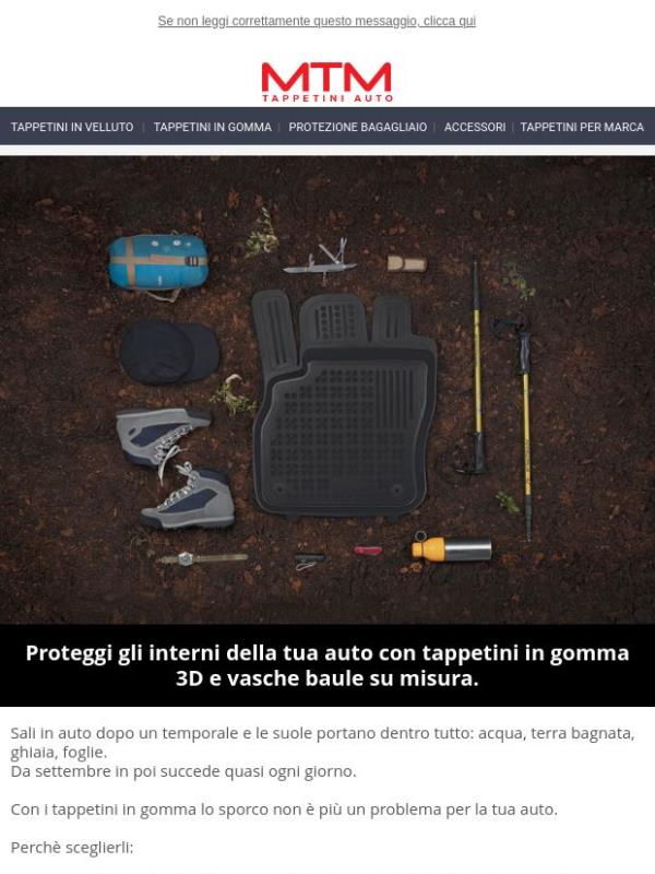 🏔️Proteggi la tua auto da fango, acqua e attrezzatura sporca. Scopri come.