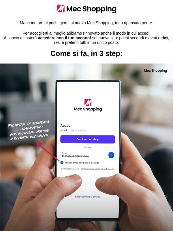 ⏰ Il nuovo sito è in arrivo. Ti bastano 2 minuti per creare il tuo account.