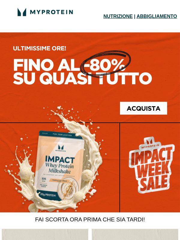 Ultime Ore ⏰ Fino all'80% di Sconto