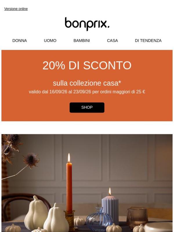 -20% sulla collezione casa 🎃✨