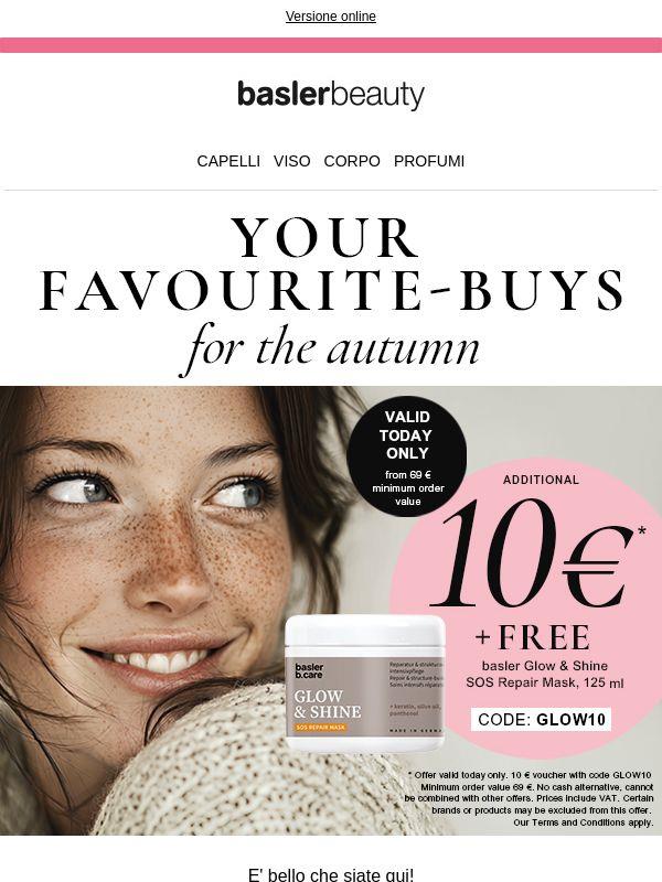 🍂 In esclusiva per i VIP: sconto del 10 € + omaggio