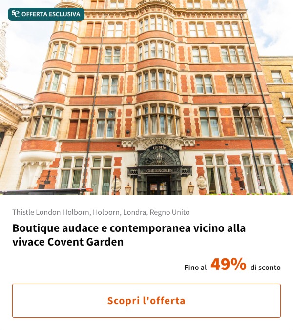 Boutique audace e contemporanea vicino alla vivace Covent Garden