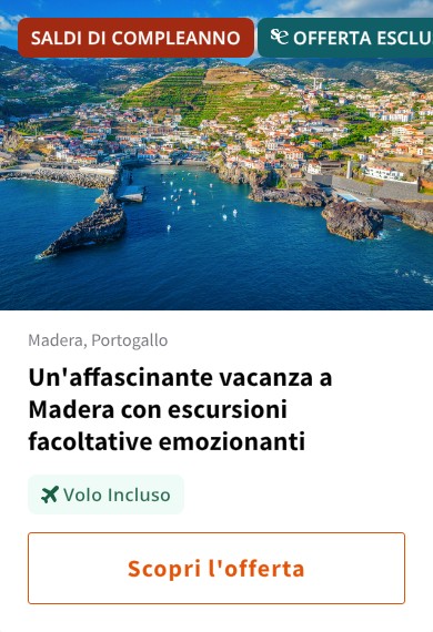 Un'affascinante vacanza a Madera con escursioni facoltative emozionanti