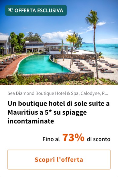 Un boutique hotel di sole suite a Mauritius a 5* su spiagge incontaminate