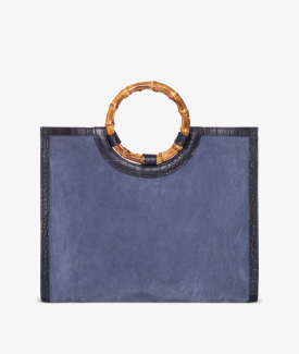 Borsa a mano Bamboo Large Deluxe Bluette