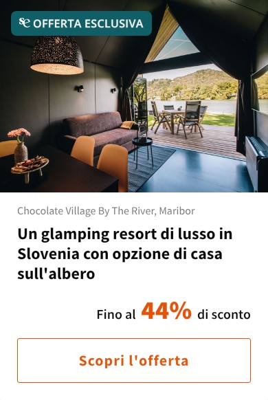 Un glamping resort di lusso in Slovenia con opzione di casa sull'albero