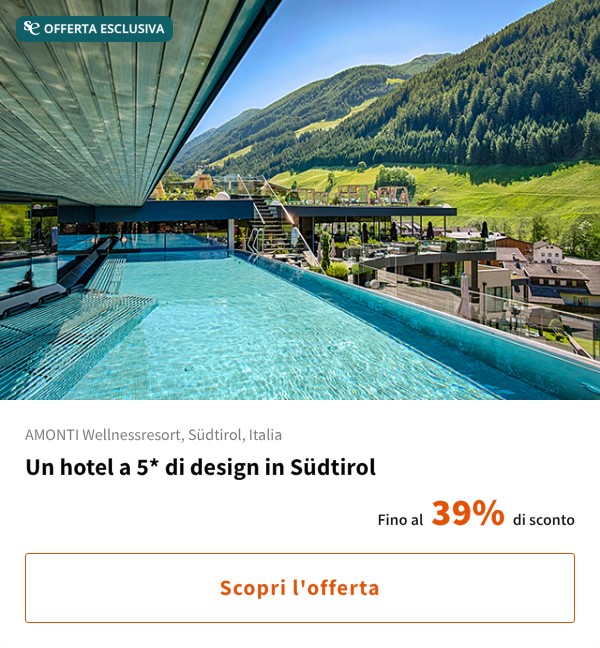 Un hotel a 5* di design in Südtirol