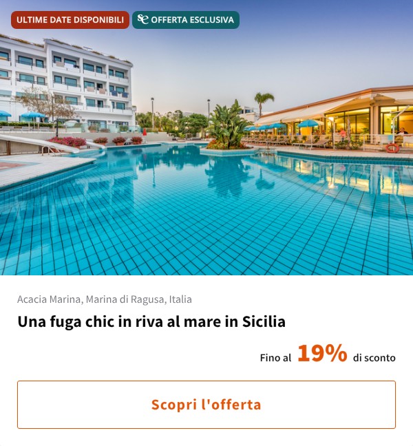 Una fuga chic in riva al mare in Sicilia
