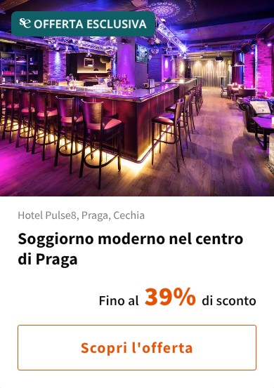 Soggiorno moderno nel centro di Praga
