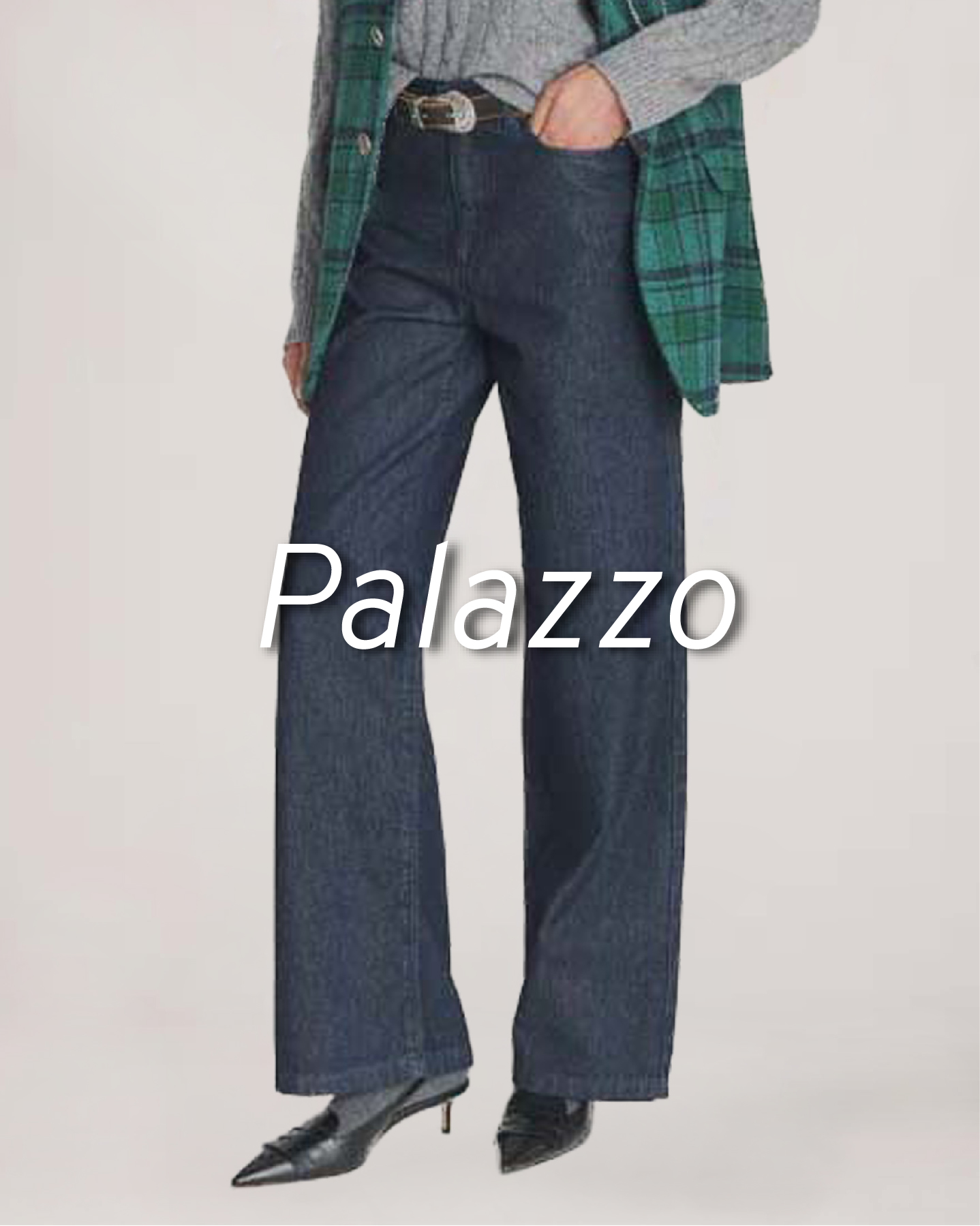 Acquista Jeans Palazzo Donna