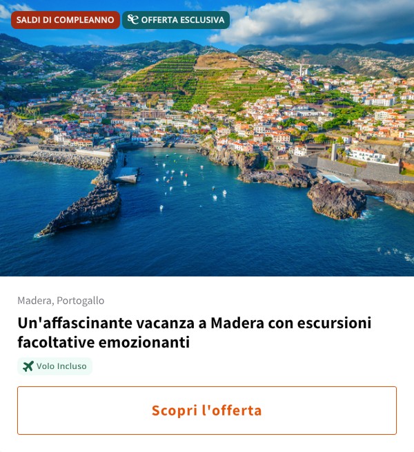 Un'affascinante vacanza a Madera con escursioni facoltative emozionanti