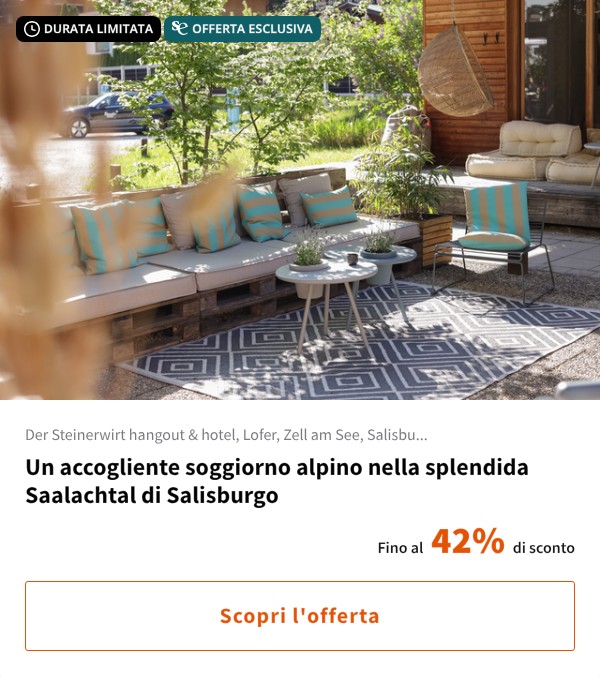Un accogliente soggiorno alpino nella splendida Saalachtal di Salisburgo
