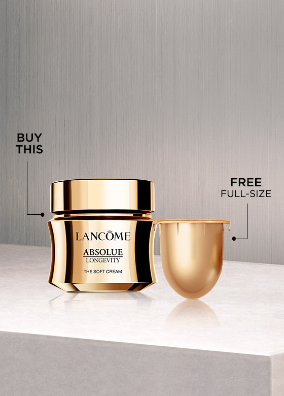 BUY ABSOLUE LONGEVITY SOFT CREAM (2.0 OZ) GET A FREE ABSOLUE LONGEVITY SOFT CREAM REFILL (2.0 OZ) A $240 VALUE! USE CODE FALLFRESH SHOP NOW