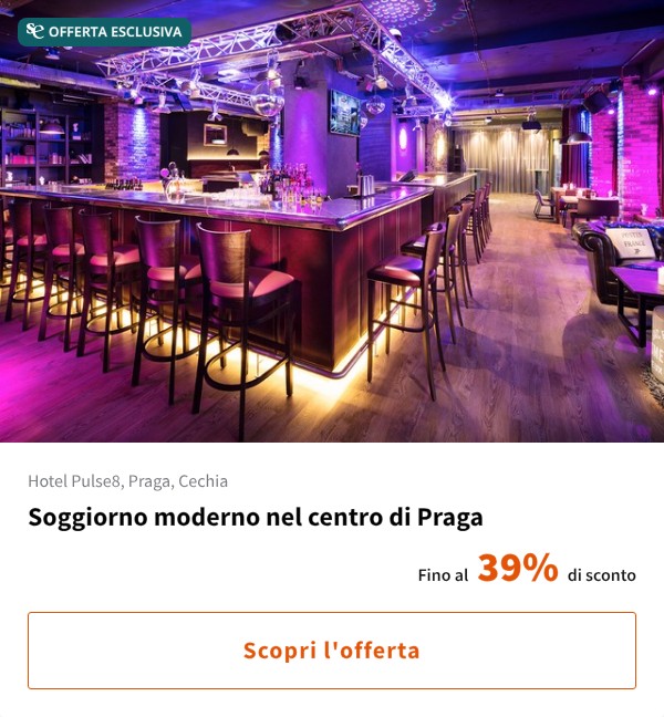 Soggiorno moderno nel centro di Praga
