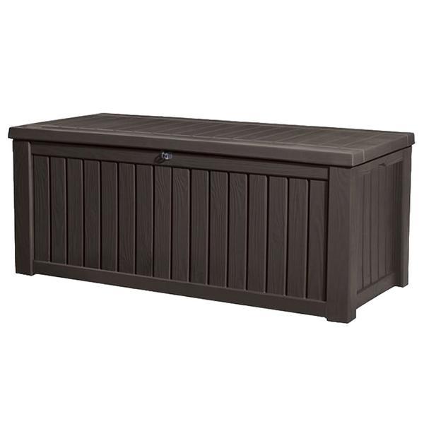 Baule in resina effetto legno  ROCKWOOD 