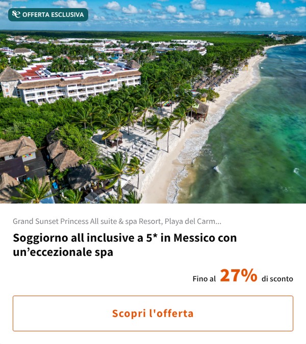 Soggiorno all inclusive a 5* in Messico con un%27eccezionale spa