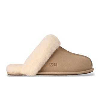 Pantofole in pelle Scuffette II sabbia