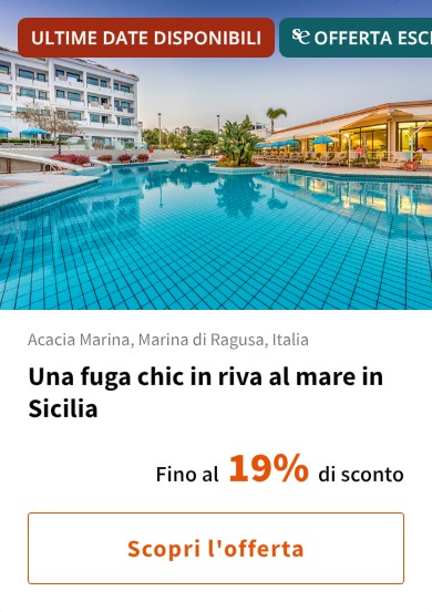 Una fuga chic in riva al mare in Sicilia