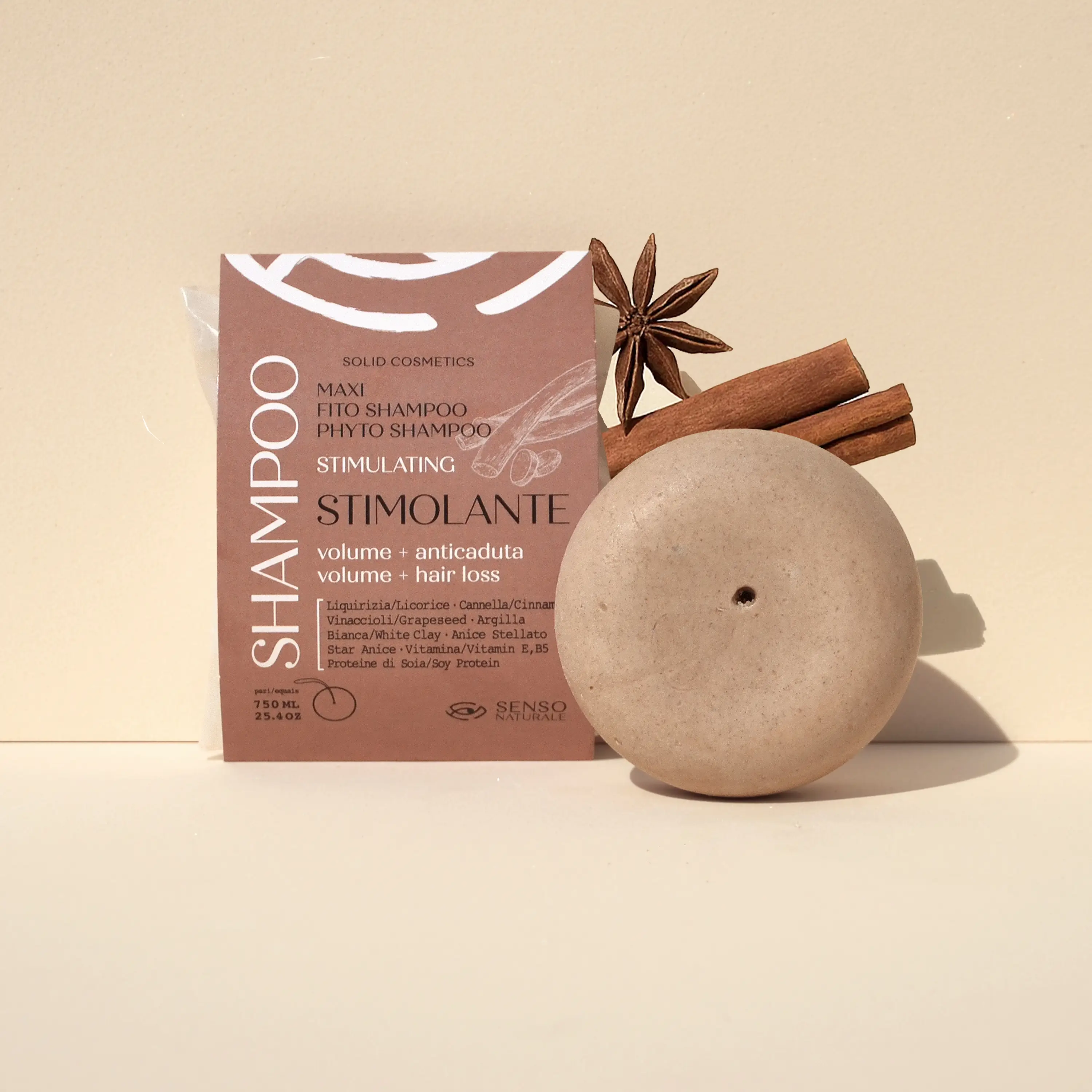 Image of Fito Shampoo Solido STIMOLANTE MAXI - Capelli Voluminosi Anticaduta