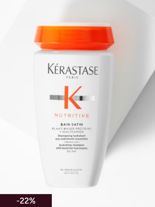 Kérastase Nutritive Bain Satin Shampooing Hydratant pour Cheveux Secs 250 ml