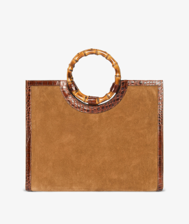 Borsa a mano Bamboo Large Deluxe Tabacco