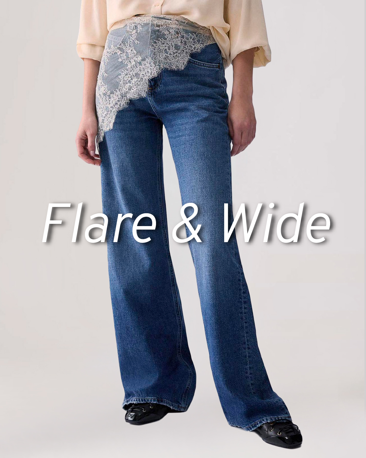 Acquista Jeans Flare & Wide Donna