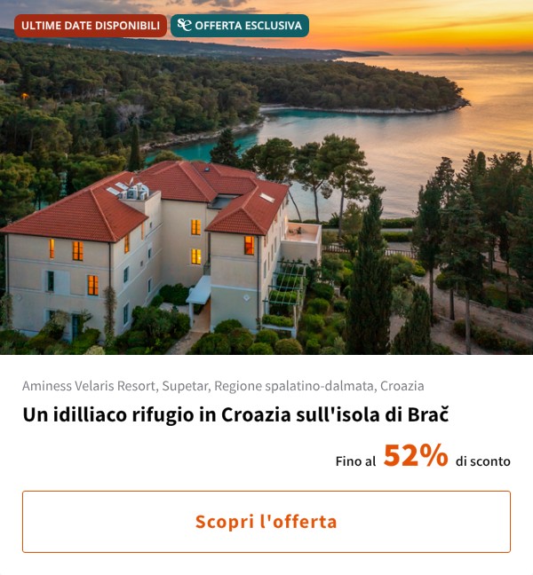 Un idilliaco rifugio in Croazia sull'isola di Brač