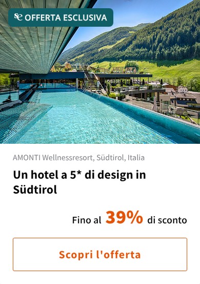 Un hotel a 5* di design in Südtirol