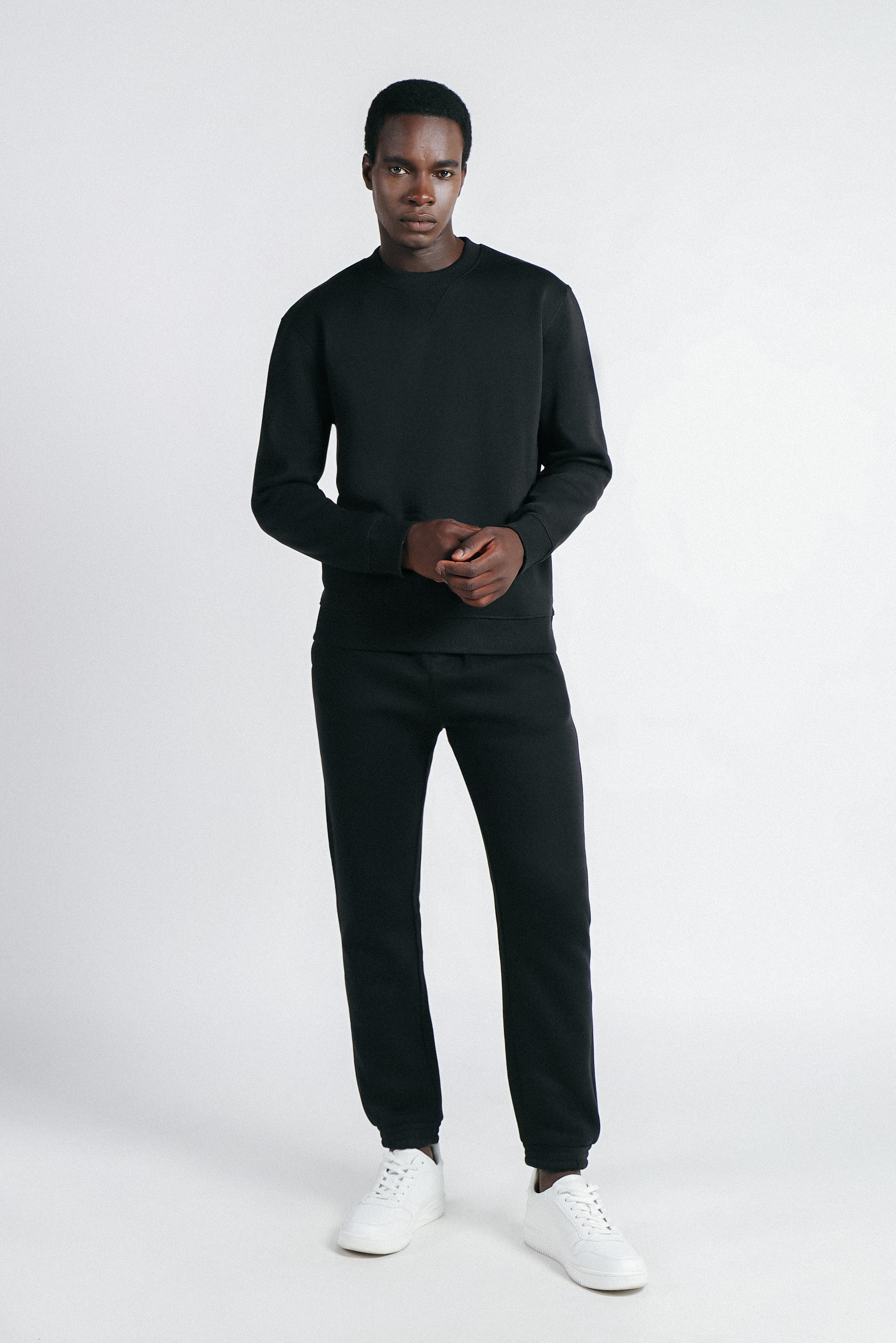 Image of PANTALONE JOGGER DA TUTA NERO