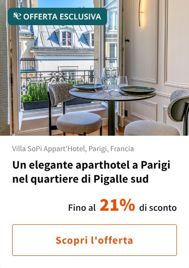 Un elegante aparthotel a Parigi nel quartiere di Pigalle sud