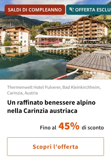 Un raffinato benessere alpino nella Carinzia austriaca