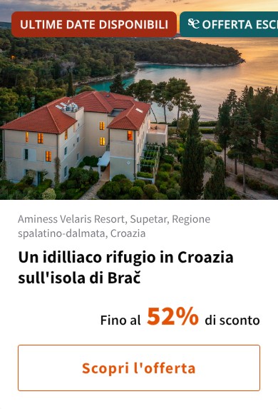Un idilliaco rifugio in Croazia sull'isola di Brač