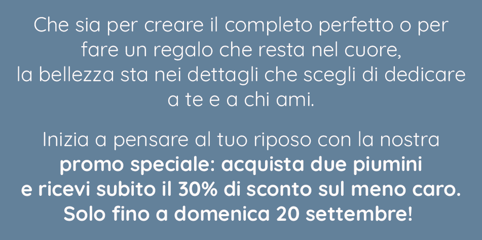 Scopri la Grande PROMO di Settembre