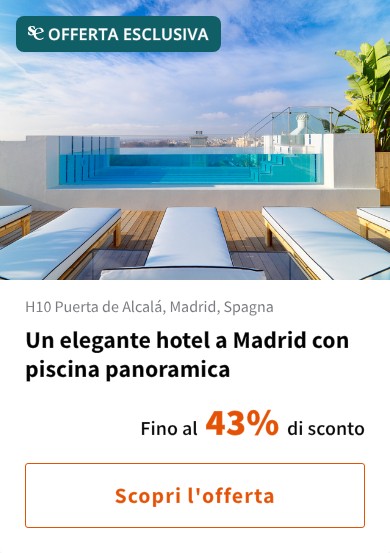 Un elegante hotel a Madrid con piscina panoramica