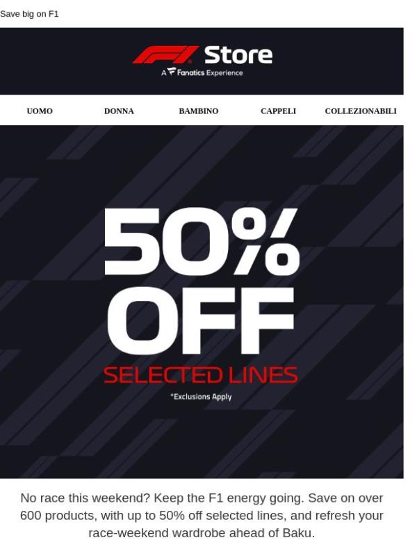 Up To 50% Off Starts Now!