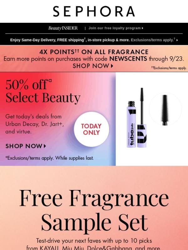 Your FREE fragrance sample set awaits 💝✨