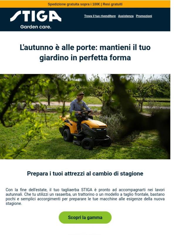 🚜 Prepara i tuoi attrezzi da giardino per l'autunno