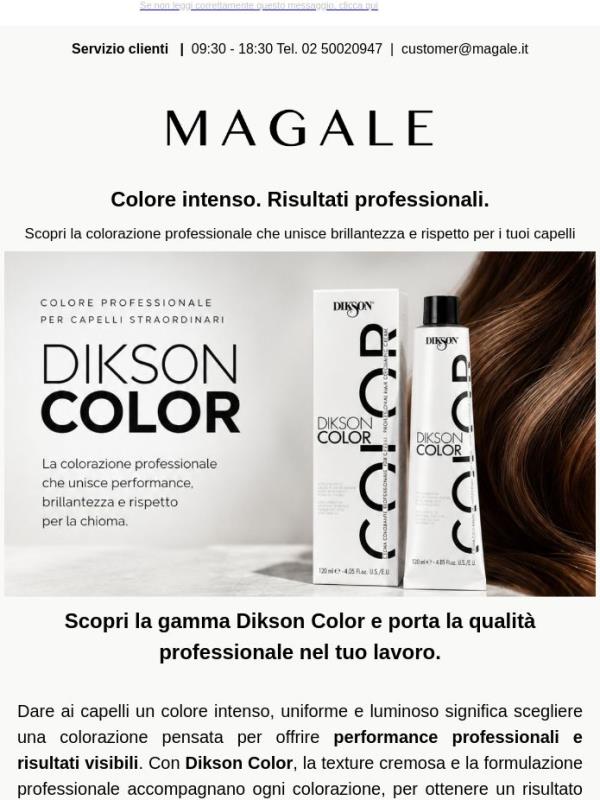 Scopri Dikson Color: performance e brillantezza ✨🖤