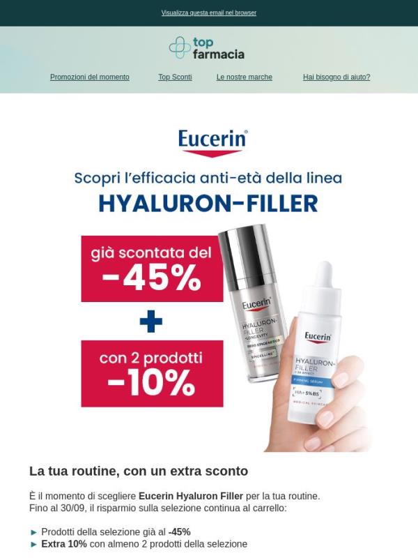 ⚡ Eucerin Hyaluron Filler: extra 10%
