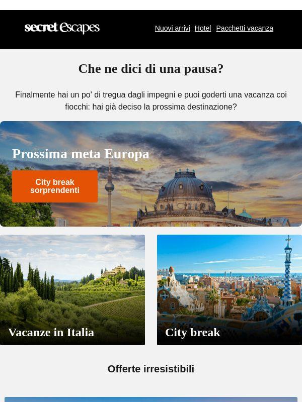 Voglia di partire? Ci pensiamo noi