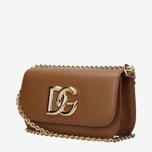 Dolce&Gabbana Handbags Women Leather Brown/Caramel