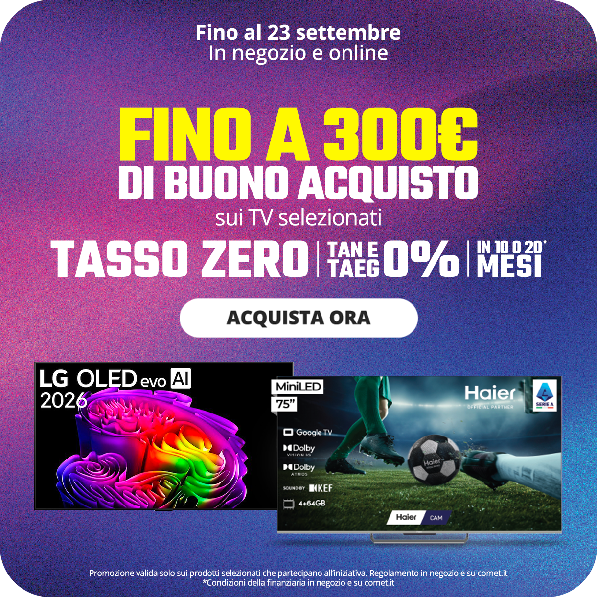 Promozione buoni tv