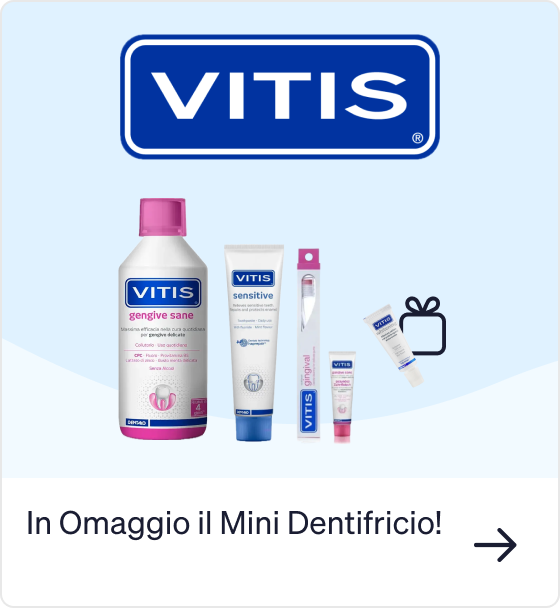 VITIS oral care set: mouthwash, sensitive toothpaste, toothbrush and free mini travel toothpaste gift